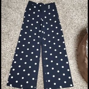 NY & Co Wide Leg Polka Dot Pant